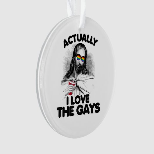 Eigentlich  ich die Schwule Ornament (Vorderseite)