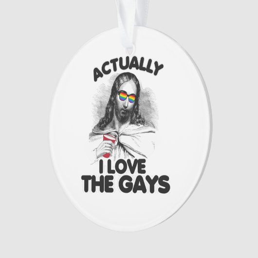 Eigentlich  ich die Schwule Ornament (Vorderseite)
