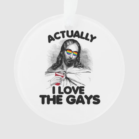 Eigentlich ich die Schwule Ornament (Vorderseite)