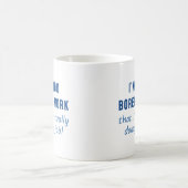 Eigentlich mache ich meinen Job Kaffeetasse (Mittel)