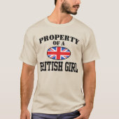 Eigentum an einem britischen Mädchen T-Shirt (Vorderseite)