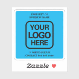 Eigentum an Firmenlogo Einfach moderne blauen Himm Aufkleber