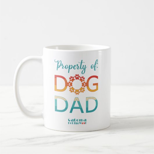 Eigentum an Hund-Vater Kaffeetasse (Links)