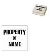Eigentum an Individuelle Name Gummistempel (Stempel)