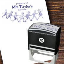 Eigentum an Lehrerklassenraum Vintag Art Style