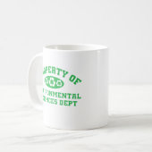 Eigentum an Umweltwissenschaften Kaffeetasse (Vorderseite Links)