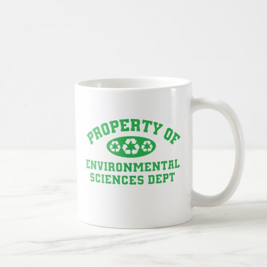 Eigentum an Umweltwissenschaften Kaffeetasse (Rechts)