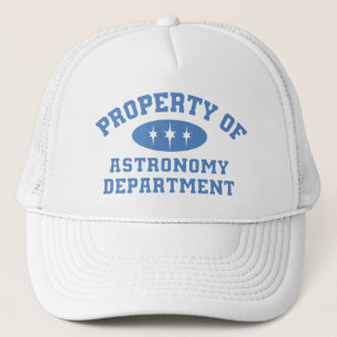 Eigentum der Abteilung Astronomie (blau) Truckerkappe