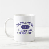 Eigentum der Abteilung Astronomie Kaffeetasse (Links)