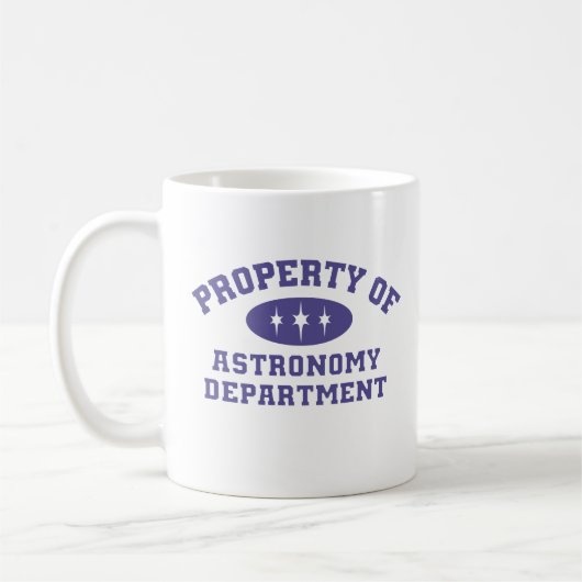 Eigentum der Abteilung Astronomie Kaffeetasse (Links)