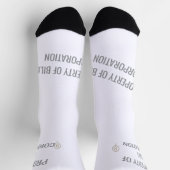 Eigentum der BILL CORPORATION Institutionell Socken (Oben)