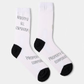 Eigentum der BILL CORPORATION Institutionell Socken (Rechts)