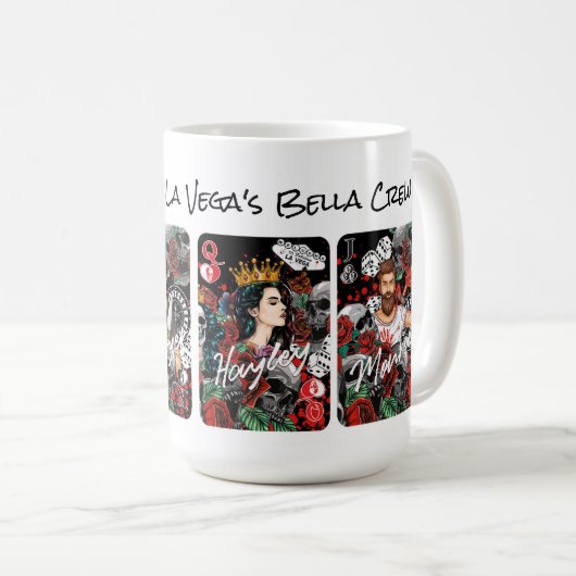 Eigentum der Crew Bella Kaffeetasse (VorderseiteRechts)