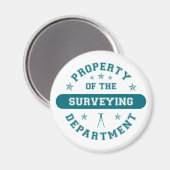 Eigentum der Erhebungsabteilung Magnet (Vorderseite/Rückseite)