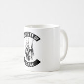 Eigentum der Flammen-Tasse Kaffeetasse (VorderseiteRechts)
