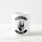 Eigentum der Flammen-Tasse Kaffeetasse (Mittel)