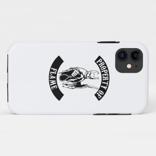 Eigentum der Flammentelefonabdeckung Case-Mate iPhone Hülle (Rückseite (Horizontal))