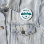Eigentum der Foosball Abteilung Button (Beispiel)