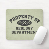 Eigentum der Geologie-Abteilung Mousepad (Mit Mouse)