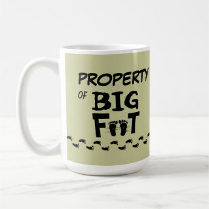 EIGENTUM DER GROSSEN FUSS-Tasse Kaffeetasse
