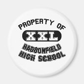 Eigentum der Hochschule Haddonfield Magnet (Vorne)