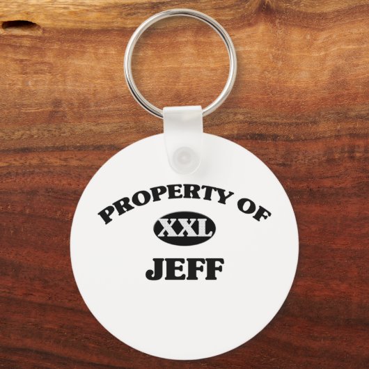 Eigentum der JEFF Schlüsselanhänger (Vorderseite)