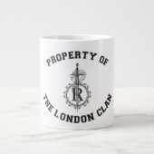 Eigentum der London-Clan-Tasse Jumbo-Tasse (Vorderseite)