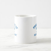Eigentum der Mathematikabteilung (blau) Kaffeetasse (Mittel)
