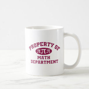 Eigentum der Mathematikabteilung Kaffeetasse