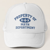 Eigentum der Mathematikabteilung Truckerkappe (Vorderseite)