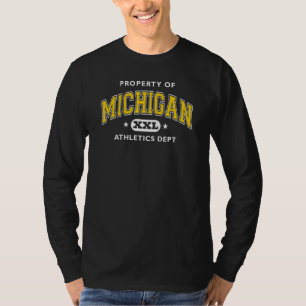 Eigentum der Michigan Athletics Abt. XXL 1 T-Shirt