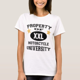 Eigentum der Motorrad-Universität T-Shirt