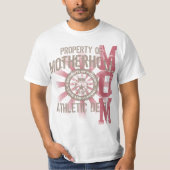 Eigentum der Mutterschaft Athletic dept. Mama T -  T-Shirt (Vorderseite)