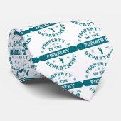 Eigentum der Podiatry-Abteilung Krawatte (Gerollt)