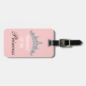 Eigentum der Prinzessin Tiara Gepäckmarke Gepäckanhänger (Vorderseite horizontal)