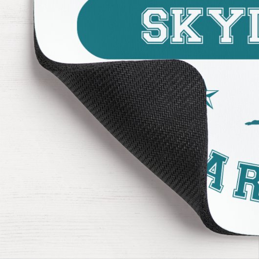 Eigentum der Skydiving Abteilung Mousepad (Ecke)