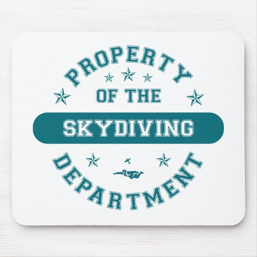 Eigentum der Skydiving Abteilung Mousepad (Vorne)