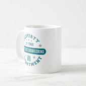 Eigentum der Softwaretechnik-Abteilung Kaffeetasse (Vorderseite Links)