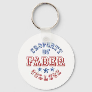Eigentum der Uni Faber Schlüsselanhänger