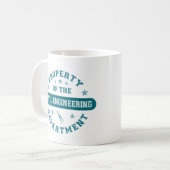 Eigentum der zivilen technischen Abteilung Kaffeetasse (Vorderseite Links)