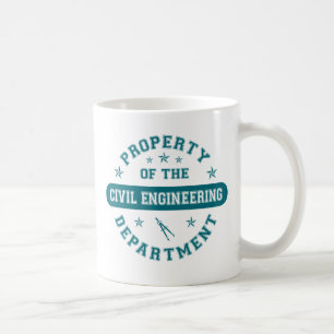 Eigentum der zivilen technischen Abteilung Kaffeetasse