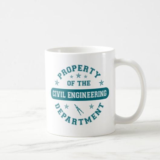 Eigentum der zivilen technischen Abteilung Kaffeetasse (Rechts)