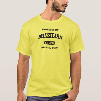 Eigentum des Brasilianers Jiu Jitsu Atheltic T-Shirt