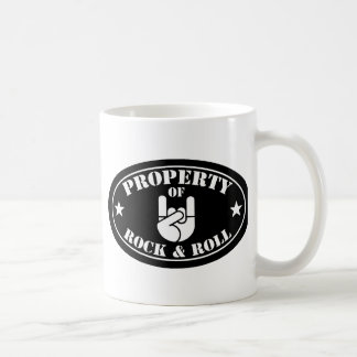 Eigentum des Felsens Kaffeetasse