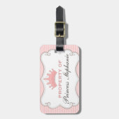 Eigentum des Gepäckanhängers Prinzessin-Tiara Gepäckanhänger (Vorderseite vertikal)