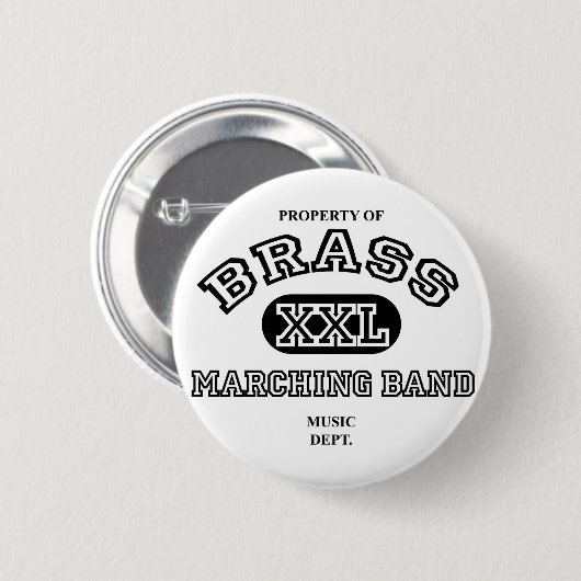 Eigentum des Messings Button (Vorne & Hinten)