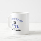 Eigentum des Pappas Kaffeetasse (Vorderseite Links)