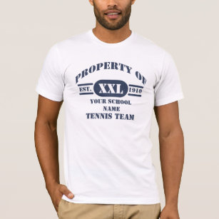 Eigentum des Tennis-Team-T - Shirt