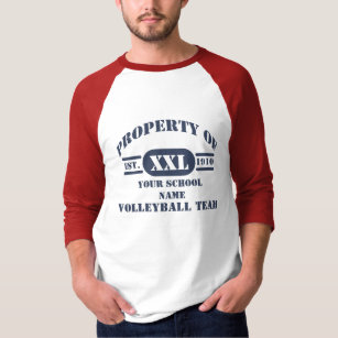 Eigentum des Volleyball-Team-T - Shirt