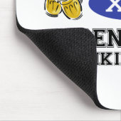 Eigentum des Zahnarzt-trinkenden Teams Mousepad (Ecke)